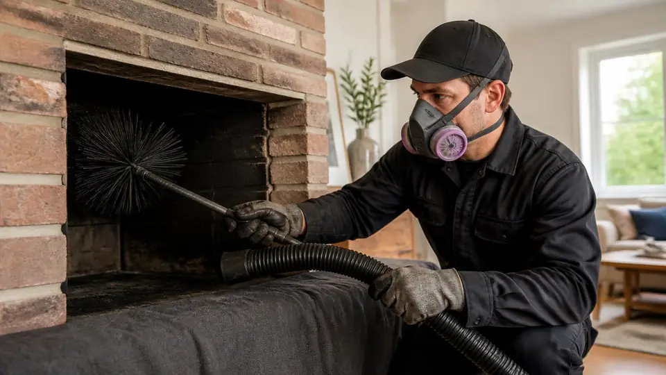 Chimney Cleaning service for a chimney system