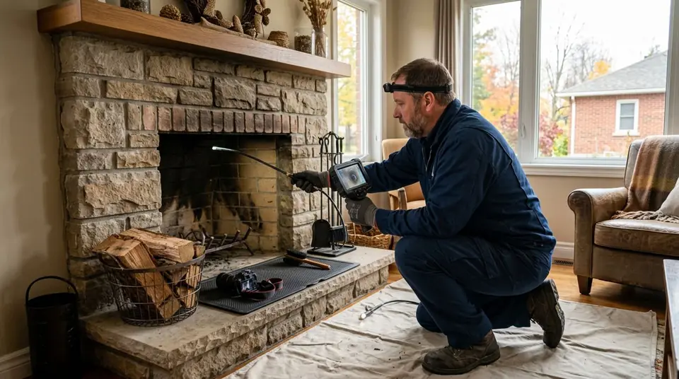 Chimney Inspection service for a chimney system